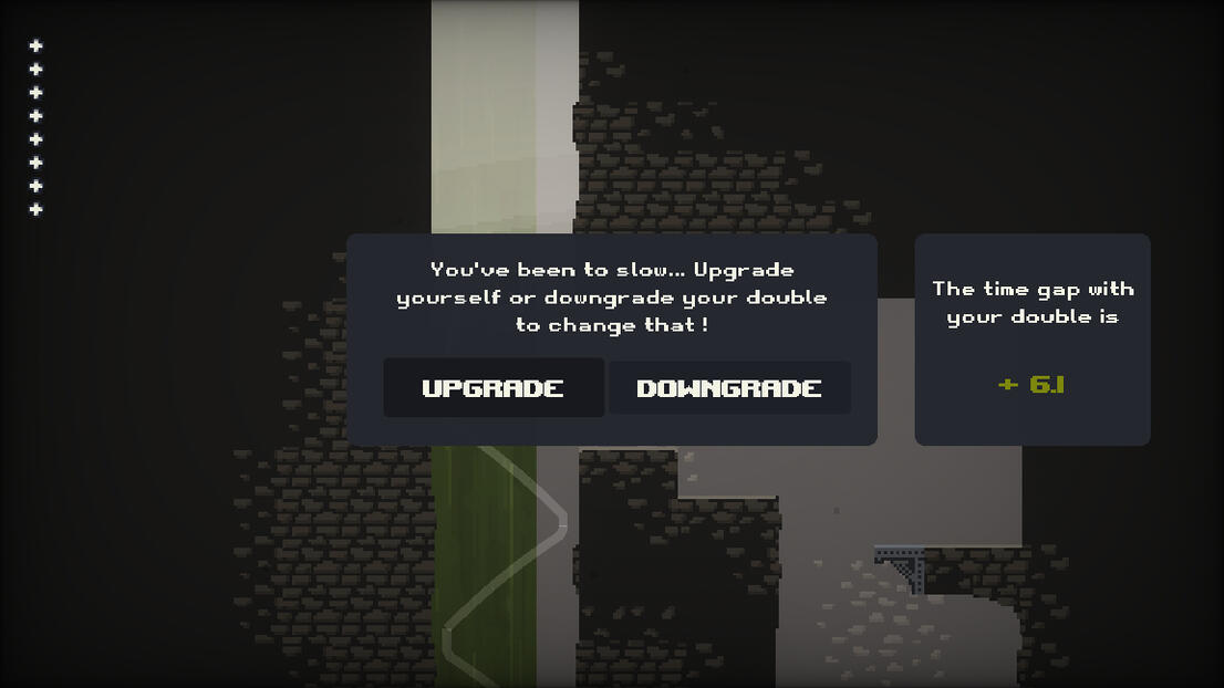 interface d&#39;équilibrage après avoir perdu.