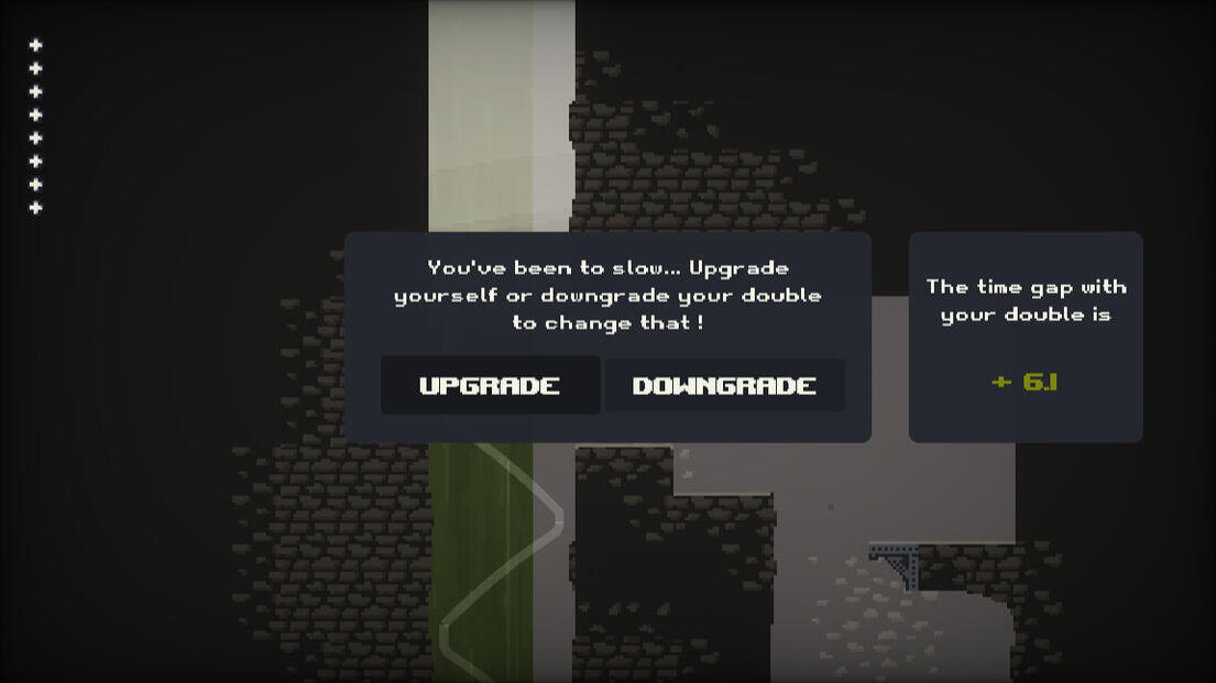 interface d'équilibrage après avoir perdu.